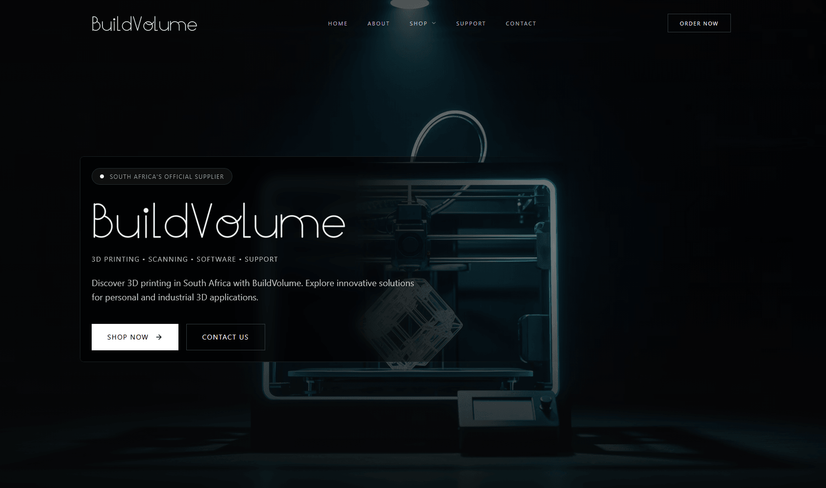 BuildVolume project interface