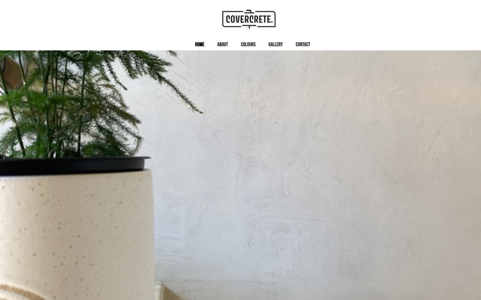 Covercrete project interface