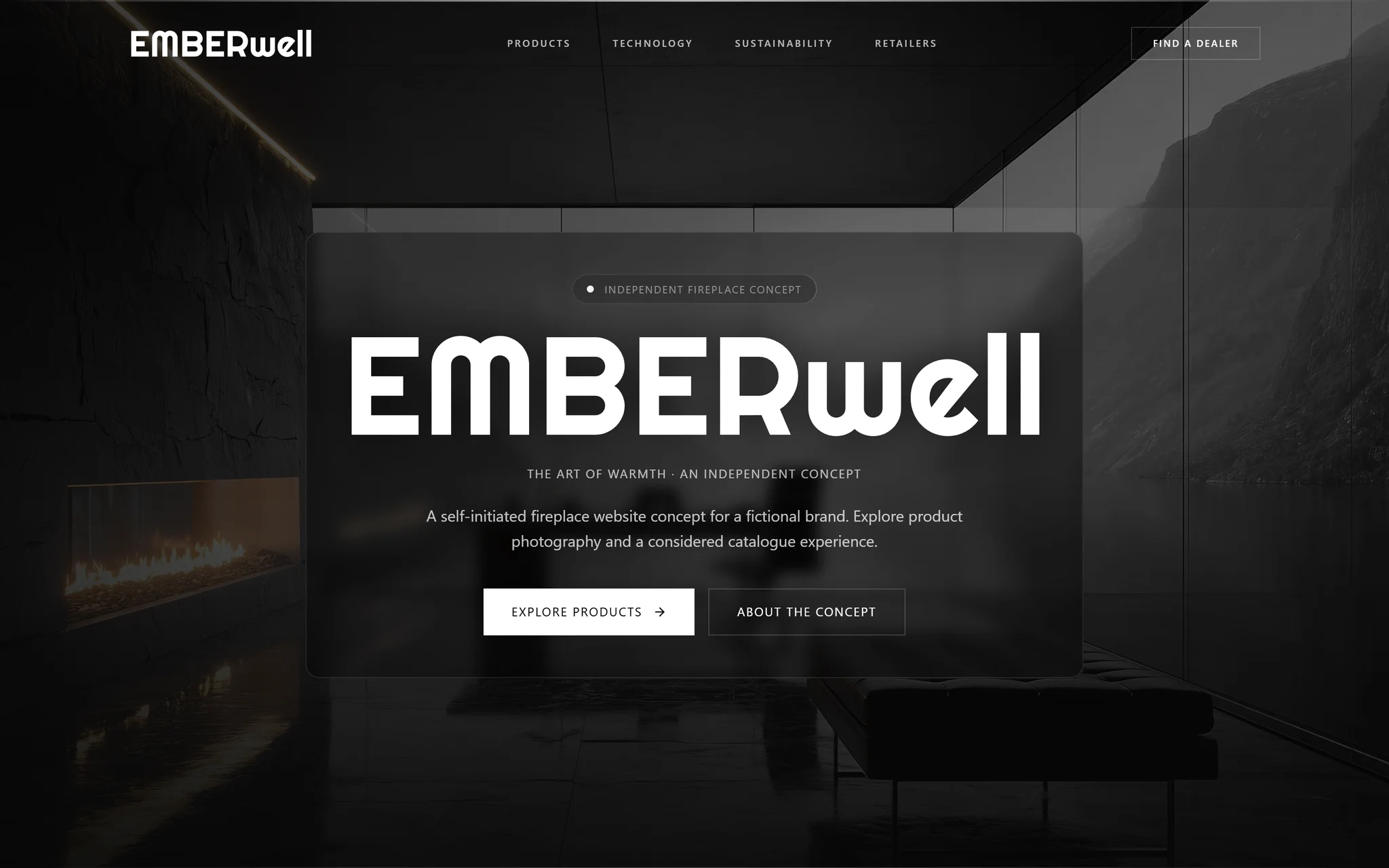 Emberwell — Concept project interface