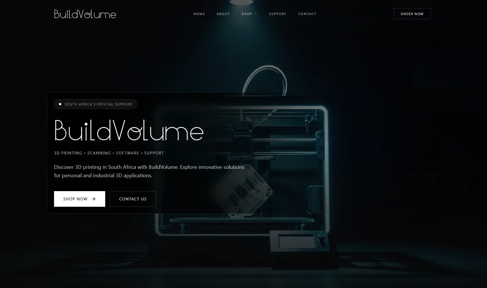 BuildVolume project interface